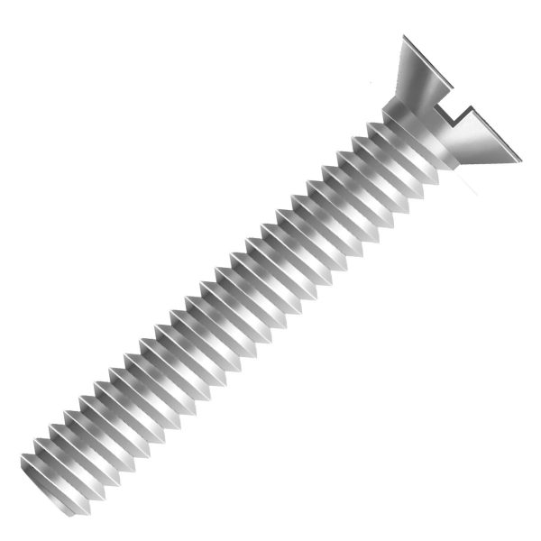 Parafuso Máquina Cabeça Chata Fenda Inox
