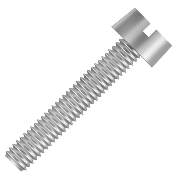 Parafuso Máquina Cabeça Cilíndrica Fenda Inox 304