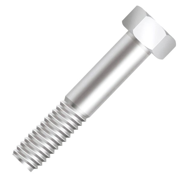 Parafuso Sextavado Rosca Parcial WW Zincado Branco